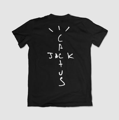 Maison  – Cactus Jack Embroidered T-Shirt – Black